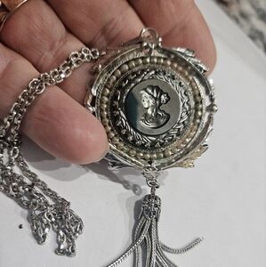 OLD/NEW Vintage WHITING And DAVIS Hematite Necklace